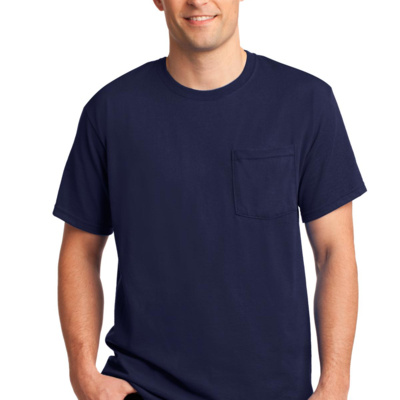 Jerzees Dri Power ® 50/50 Cotton/Poly Pocket T Shirt 29MP Dri Power ® 50/50 Cotton/Poly Pocket T Shirt Thumbnail