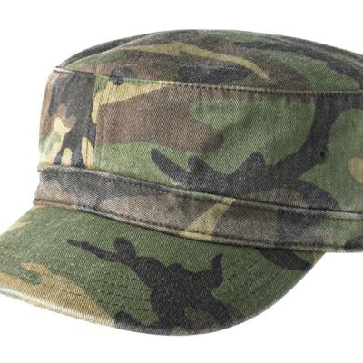 District Distressed Military Hat DT605 Distressed Military Hat Thumbnail