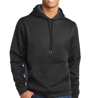 Sport Tek Sport Wick ® CamoHex Fleece Colorblock Hooded Pullover ST239 Sport Wick ® CamoHex Fleece Colorblock Hooded Pullover Thumbnail