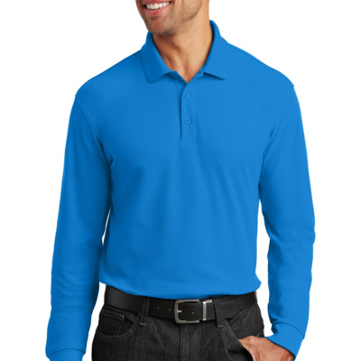 Port Authority Long Sleeve Core Classic Pique Polo K100LS Long Sleeve Core Classic Pique Polo Thumbnail
