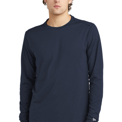 New Era Heritage Blend Long Sleeve Crew Tee NEA102 Heritage Blend Long Sleeve Crew Tee Thumbnail