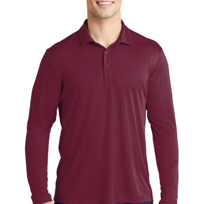 Sport Tek Posi UV ® Pro Long Sleeve Polo ST520LS Posi UV ® Pro Long Sleeve Polo Thumbnail