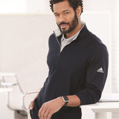 Performance Textured Quarter-Zip Pullover Thumbnail