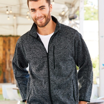 Burnside Men's Sweater Knit Jacket 3901 Men's Sweater Knit Jacket Thumbnail