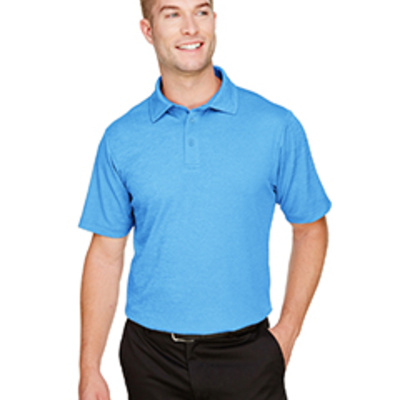 Devon & Jones CrownLux Performance® Men's Address Melange Polo DG22 CrownLux Performance® Men's Address Melange Polo Thumbnail