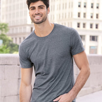 Jerzees Unisex Snow Heather Jersey T-Shirt 88MR Unisex Snow Heather Jersey T-Shirt Thumbnail