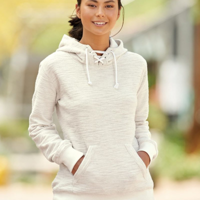 J. America Women’s French Terry Sport Lace Scuba Hooded Sweatshirt 8694 Women’s French Terry Sport Lace Scuba Hooded Sweatshirt Thumbnail