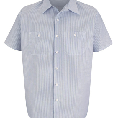 Red Kap Men's Industrial Stripe Work Shirt SL20 Men's Industrial Stripe Work Shirt Thumbnail