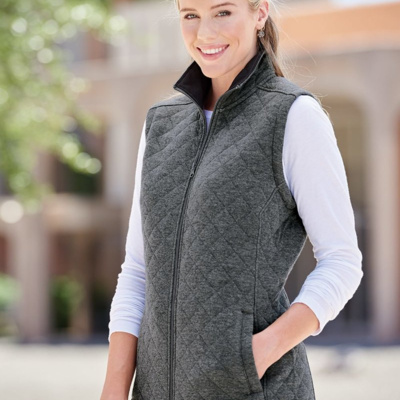 J. America Women’s Quilted Full-Zip Vest 8892 Women’s Quilted Full-Zip Vest Thumbnail
