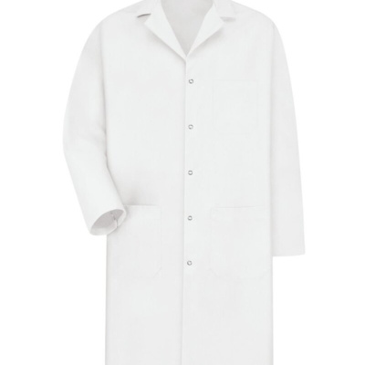 Red Kap Unisex Tall Gripper Front Lab Coat KP18T Unisex Tall Gripper Front Lab Coat Thumbnail