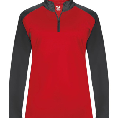 Badger Women's Ultimate SoftLock™ Sport Quarter-Zip Pullover 4008 Women's Ultimate SoftLock™ Sport Quarter-Zip Pullover Thumbnail