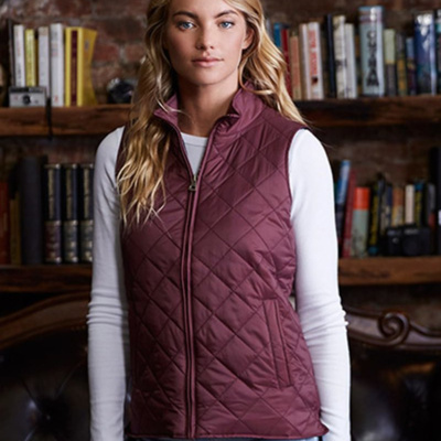 Weatherproof Women's Vintage Diamond Quilted Vest W207359 Women's Vintage Diamond Quilted Vest Thumbnail