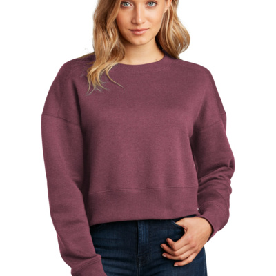 District Women's Perfect Weight ® Fleece Cropped Crew DT1105 Women's Perfect Weight ® Fleece Cropped Crew Thumbnail