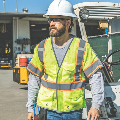 Kishigo Unisex Premium Brilliant Series® Breakaway Class 3 Vest 1552B Unisex Premium Brilliant Series® Breakaway Class 3 Vest Thumbnail