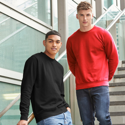 AWDis Just Hoods Adult Midweight College Crewneck Sweatshirt JHA030 Adult Midweight College Crewneck Sweatshirt Thumbnail