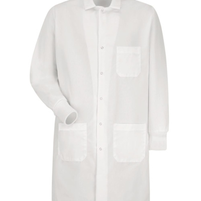Red Kap Unisex Poplin Specialized Cuffed Lab Coat KP70 Unisex Poplin Specialized Cuffed Lab Coat Thumbnail