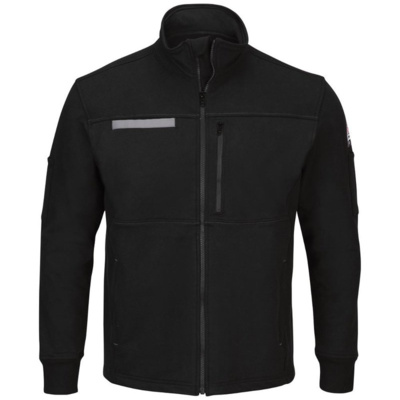 Bulwark Men's Zip Front Fleece Jacket-Cotton /Spandex Blend SEZ2 Men's Zip Front Fleece Jacket-Cotton /Spandex Blend Thumbnail
