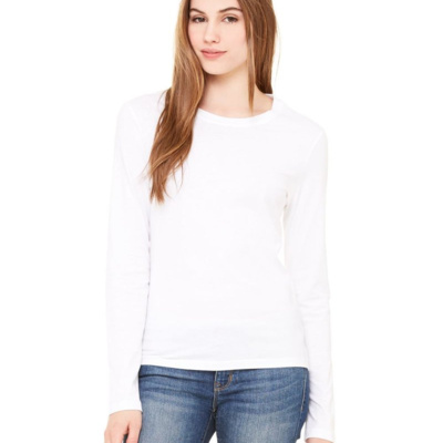 Bella + Canvas Women's Long Sleeve Jersey Tee 6500 Women's Long Sleeve Jersey Tee Thumbnail